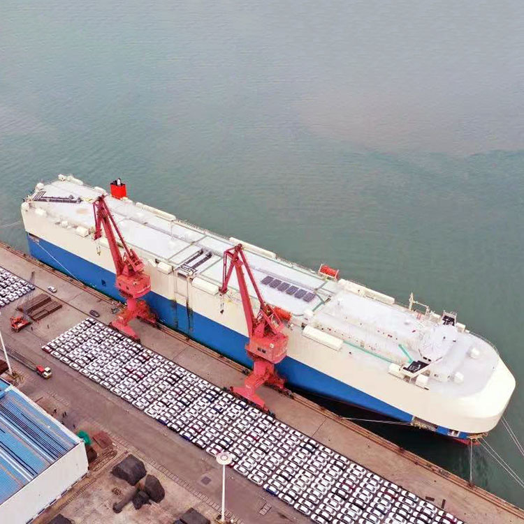 จากจีนไปไทย รอลล์บน รอลล์ออฟ การขนส่ง / Ro Ro Cargo Ship บ้านต่อบ้าน
